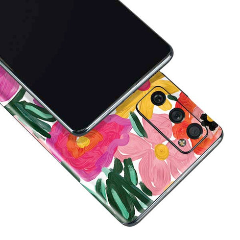 Bouffants and Broken Hearts Painterly Garden Galaxy S20 Fan Edition Skin
